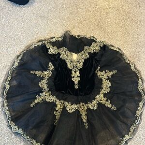 Black and Gold Ballet Costume